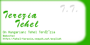 terezia tehel business card